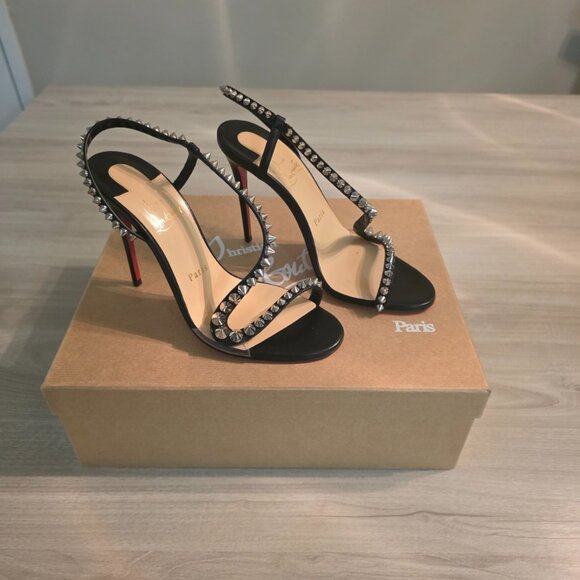 Christian Louboutin Rosalie Spikes 100 - Picture 3 of 6